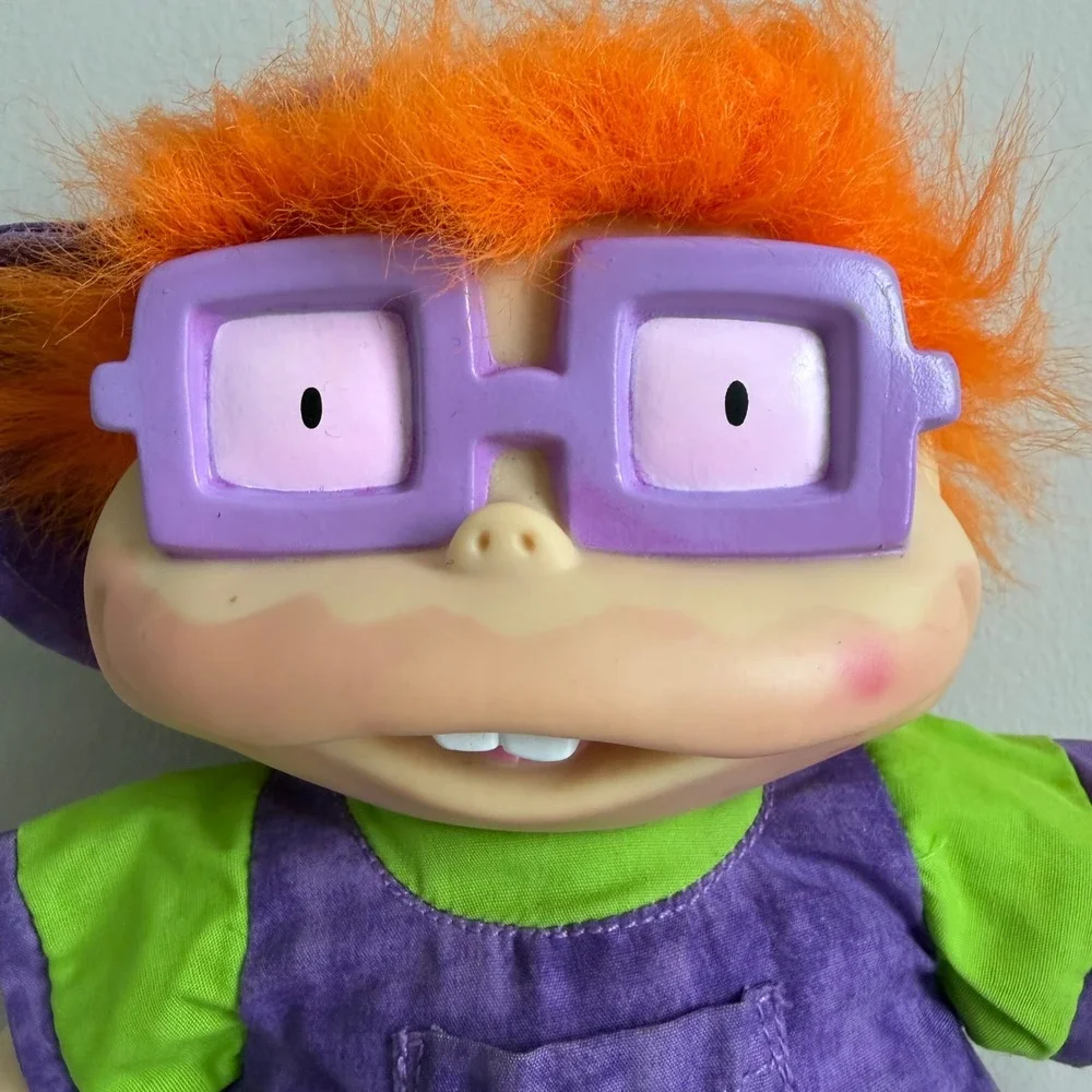 Vintage 1997 Mattel Rugrats Chuckie Finster Plush Doll 11